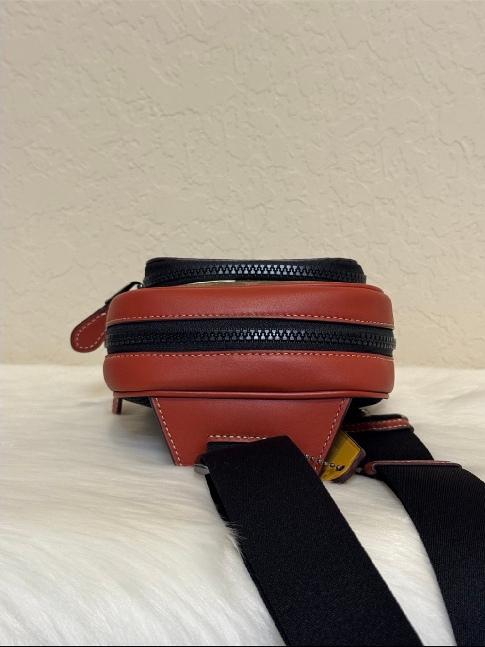 Coach X Peanuts Track Pack 14 In Signature Canvas With Snoopy Woodstock - Picture 7 of 12